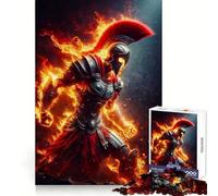 Rompecabezas Spartan Warrior para Adolescentes, 1000 Piezas Refuerza la Memoria Sencillo, Divertido, de Calidad Regalo Memorable 38x26cm