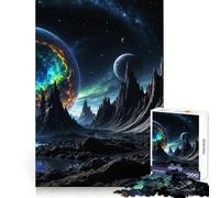 Rompecabezas Spectral Planet de 1000 Piezas para Adolescentes Juguete para ejercitar la Mente, Relajante y Divertido Diseño para armar 50x75cm