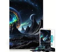 Rompecabezas Spectral Planet de 1000 Piezas para Adolescentes Juguete para ejercitar la Mente, Relajante y Divertido Diseño para armar 50x75cm