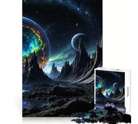 Rompecabezas Spectral Planet para Adultos, 1000 Piezas, Rompecabezas para ejercitar la Mente, pasatiempo para el hogar, Montaje de imágenes, Regalo Memorable 38x52cm