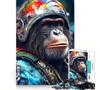 Rompecabezas Speedy Simian para Adolescentes, 1000 Piezas, fortalece la Memoria, sin estrés, Bordes Lisos, 38x26cm