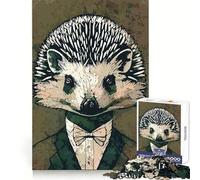 Rompecabezas Spiky el Erizo de 1000 Piezas para Adultos, Juguete para ejercitar la Mente, Juego en Grupo, diseño nítido, Regalo Encantador 38x52cm