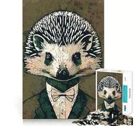 Rompecabezas Spiky The Hedgehog de 1000 Piezas para Adolescentes Juguete Interactivo para Compartir Bordes precisos Artículo de Santa Claus 50x75cm