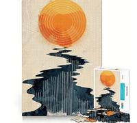 Rompecabezas Spiral Sun de 1000 Piezas para Adolescentes Juguete Inteligente para Fortalecer los Lazos Familiares Piezas de colección con Corte preciso 38x26cm