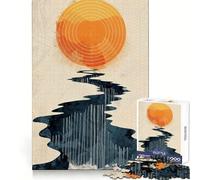 Rompecabezas Spiral Sun de 1000 Piezas para Adolescentes Juguete Inteligente para Fortalecer los Lazos Familiares Piezas de colección con Corte preciso 38x26cm