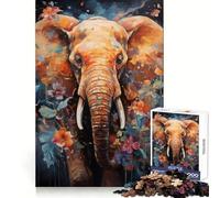 Rompecabezas Spirit Elefant de 1000 Piezas para Adultos y Adolescentes Juego Mental para calmar la Mente Corte preciso 38x26cm
