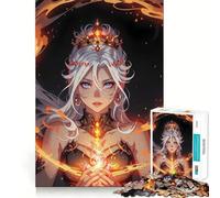 Rompecabezas Spirit Flame Queen para Adultos, 1000 Piezas, Juguete para ejercitar la Mente, diseño Relajante, Regalo de Papá Noel 50x75cm