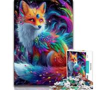 Rompecabezas Spirit Fox de 1000 Piezas para Adolescentes, Juegos educativos, decoración del hogar, Regalo para Toda la Familia, 38x26cm