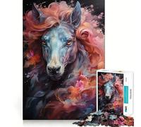 Rompecabezas Spirit Horse de 1000 Piezas para Adolescentes, Juguete para ejercitar la Mente, Actividad para el hogar, Regalo nítido y conmovedor 50x75cm