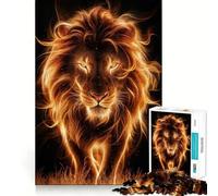 Rompecabezas Spirit Lion de 1000 Piezas para Adolescentes Refuerza la Memoria Tranquilidad y Calma Borde de Calidad Regalo Ideal para Pedir un Deseo a Santa Claus 38x26cm