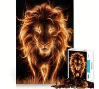Rompecabezas Spirit Lion de 1000 Piezas para Adultos, Juguete para la Mente, Juego Relajante, Bordes precisos, Regalo conmovedor 50x75cm