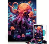 Rompecabezas Spirit Octopus de 1000 Piezas para Adolescentes Ideal para Relajarse, divertirse y Disfrutar Temporada 38x26cm