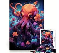 Rompecabezas Spirit Octopus Teenagers de 1000 Piezas, Juguete de lógica Resistente, Entretenimiento, Bordes Transparentes, artículo de colección 38x52cm