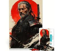 Rompecabezas Spirit of Bushido de 1000 Piezas para Adultos y Adolescentes Juguete Mental para calmar y Relajarse Corte Premium Regalo sincero 38x26cm