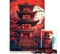 Rompecabezas Spirit of Temples de 1000 Piezas para Adultos Juguete de lógica Resistente para Jugar en Grupo Bordes Transparentes 50x75cm