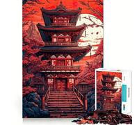 Rompecabezas Spirit of Temples para Adultos, 1000 Piezas, Juguete de Habilidad, Juego Lento, Disfruta, Pieza de colección de Arte de Corte Exacto 38x26cm