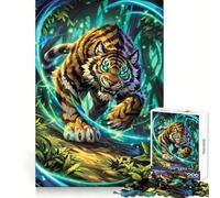 Rompecabezas Spirit of The Emerald Wild de 1000 Piezas para Adolescentes Fortalece la Memoria Tranquilidad y Calma Borde de Calidad Regalo Ideal para Pedir un Deseo a Santa Claus 38x26cm