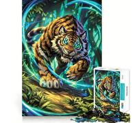 Rompecabezas Spirit of The Emerald Wild de 1000 Piezas para Adolescentes Fortalece la Memoria Tranquilidad y Calma Borde de Calidad Regalo Ideal para Pedir un Deseo a Santa Claus 38x26cm