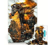 Rompecabezas Spirit of The Savanna para Adultos, 1000 Piezas, Smart Reason Toy Group, Joy Smooth Edge Fine Art Piece 50x75cm