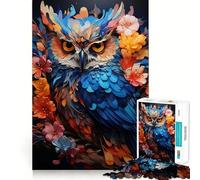 Rompecabezas Spirit Owl para Adolescentes, 1000 Piezas, Juguete de lógica Resistente para aliviar el estrés, Borde Transparente, Regalo clásico 38x52cm