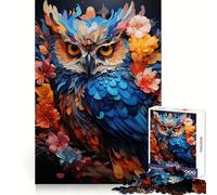 Rompecabezas Spirit Owl para Adultos, 1000 Piezas, diseño Elegante y Relajante, Corte nítido, 38x26cm