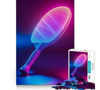 Rompecabezas Sport Neon Paddle de 1000 Piezas para Adolescentes, Juguete para ejercitar la Mente, Momento de relajación, Arte de Corte preciso 38x52cm