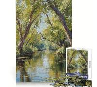Rompecabezas Spring River de 1000 Piezas para Adultos y Adolescentes Juguete Mental para Relajarse y calmar Regalo de Primera Calidad 38x26cm