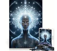 Rompecabezas Starseed I de 1000 Piezas para Adolescentes, Juguete cognitivo, para Disfrutar Lentamente, con Borde Premium, diseño de Papá Noel 38x26cm