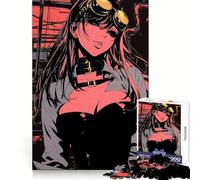 Rompecabezas Steampunk Anime Girl para Adultos, 1000 Piezas, Juguete para ejercitar la Mente, diseño de Ocio Suave, Regalo de Temporada 38x26cm