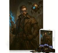 Rompecabezas Steampunk de 1000 Piezas para Adolescentes Un Atrevido Pistolero Ideal para estimular la Mente Diseño Llamativo Divertido desafío Regalo de cumpleaños Arte (50x75cm)