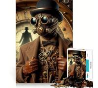 Rompecabezas Steampunk de Sherlock Holmes de 1000 Piezas para Adolescentes, Juego Mental, Juguete antiestrés, Corte preciso, Regalo artístico 38x52cm