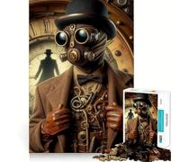 Rompecabezas Steampunk de Sherlock Holmes para Adolescentes, 1000 Piezas, Actividad para ejercitar la Mente en casa, Bordes precisos, Regalo Festivo 38x26cm