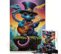Rompecabezas Steampunk Dino Jam Session de 1000 Piezas para Adolescentes, Juego de lógica Clara, fácil de Usar, Ocio, Regalo de cumpleaños 38x26cm