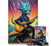 Rompecabezas Steampunk Dino Rhythms de 1000 Piezas para Adultos Juguete para Pensar, calmar, relajar, Arte de Pared con Corte Limpio 38x26cm