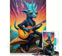 Rompecabezas Steampunk Dino Rhythms para Adolescentes, 1000 Piezas, Juguete de lógica Fina, pasatiempo Tranquilo, Pieza de colección de Arte de Bordes limpios 38x52cm