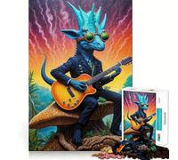 Rompecabezas Steampunk Dino Rhythms para Adolescentes, 1000 Piezas, Juguete de lógica Mental, antiestrés, Corte Firme, Regalo de Santa Claus 50x75cm