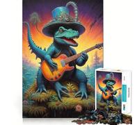 Rompecabezas Steampunk Dino Serenades de 1000 Piezas para Adultos, Juguete de lógica Mental, antiestrés, Corte Firme, Regalo increíble 38x52cm