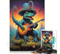 Rompecabezas Steampunk Dino Serenades de 1000 Piezas para Adultos, Juguete de lógica Pura, diversión Relajante, Corte preciso, Regalo increíble 50x75cm