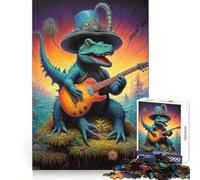 Rompecabezas Steampunk Dino Serenades de 1000 Piezas para Adultos, Juguete de lógica Pura, diversión Relajante, Corte preciso, Regalo increíble 50x75cm
