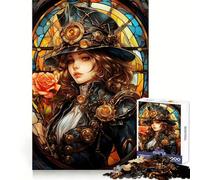 Rompecabezas Steampunk Girl de 1000 Piezas para Adultos Juguete Inteligente, Divertido y silencioso Corte preciso 50x75cm