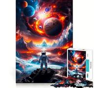 Rompecabezas Stellar Chaos Teenagers de 1000 Piezas para Mejorar la Memoria y Relajarse Borde Limpio Artículo de Santa Claus 38x26cm