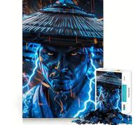 Rompecabezas Storm Spirit Hero para Adolescentes, 1000 Piezas, Juguete de lógica Fina, pasatiempo Tranquilo, Pieza de colección de Arte de Bordes limpios 38x52cm