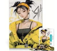 Rompecabezas Street Model Girl para Adultos, 1000 Piezas, Juguete de lógica Afilada, Divertido, de Corte preciso, Regalo Memorable 38x26cm