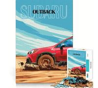 Rompecabezas Subaru Outback Off-Road de 1000 Piezas para Adolescentes, actualización, Mente Tranquila, Arte de Corte Claro, Coleccionable 38x52cm