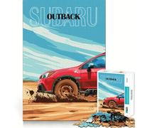 Rompecabezas Subaru Outback Off-Road de 1000 Piezas para Adolescentes, Juguete para aliviar el estrés, diseño artístico y fácil de Usar 38x26cm