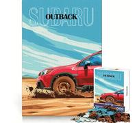 Rompecabezas Subaru Outback Off-Road de 1000 Piezas para Adolescentes Mejora la Memoria Tiempo Libre Diseño de Corte sólido Artículo de Santa Claus 50x75cm