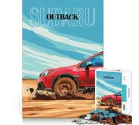 Rompecabezas Subaru Outback Off-Road de 1000 Piezas para Adolescentes Mejora la Memoria Tiempo Libre Diseño de Corte sólido Artículo de Santa Claus 50x75cm