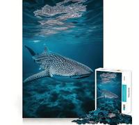 Rompecabezas Submarino de 1000 Piezas con diseño de tiburón Ballena para Adultos Juego para ejercitar la Mente Encaje Huecos Actividad Relajante para desconectar (38x26cm)