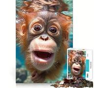Rompecabezas Submarino de orangután para Adultos, 1000 Piezas, Rompecabezas Mental, Relajante, para armar, (50x75cm)