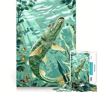 Rompecabezas Submarino para Adultos de 1000 Piezas con diseño de Lucio, Ideal para Relajarse y armar Artículo de Santa Claus (38x26cm)